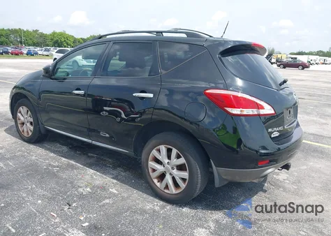 2012 Nissan Murano Sl из США, поврежденный, VIN JN8AZ1MU8CW113746